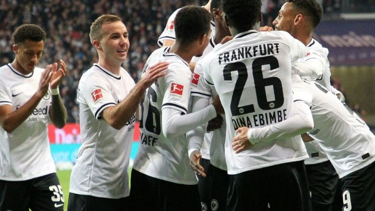 Eintracht Frankfurt mit einer offensiven Galavorstellung