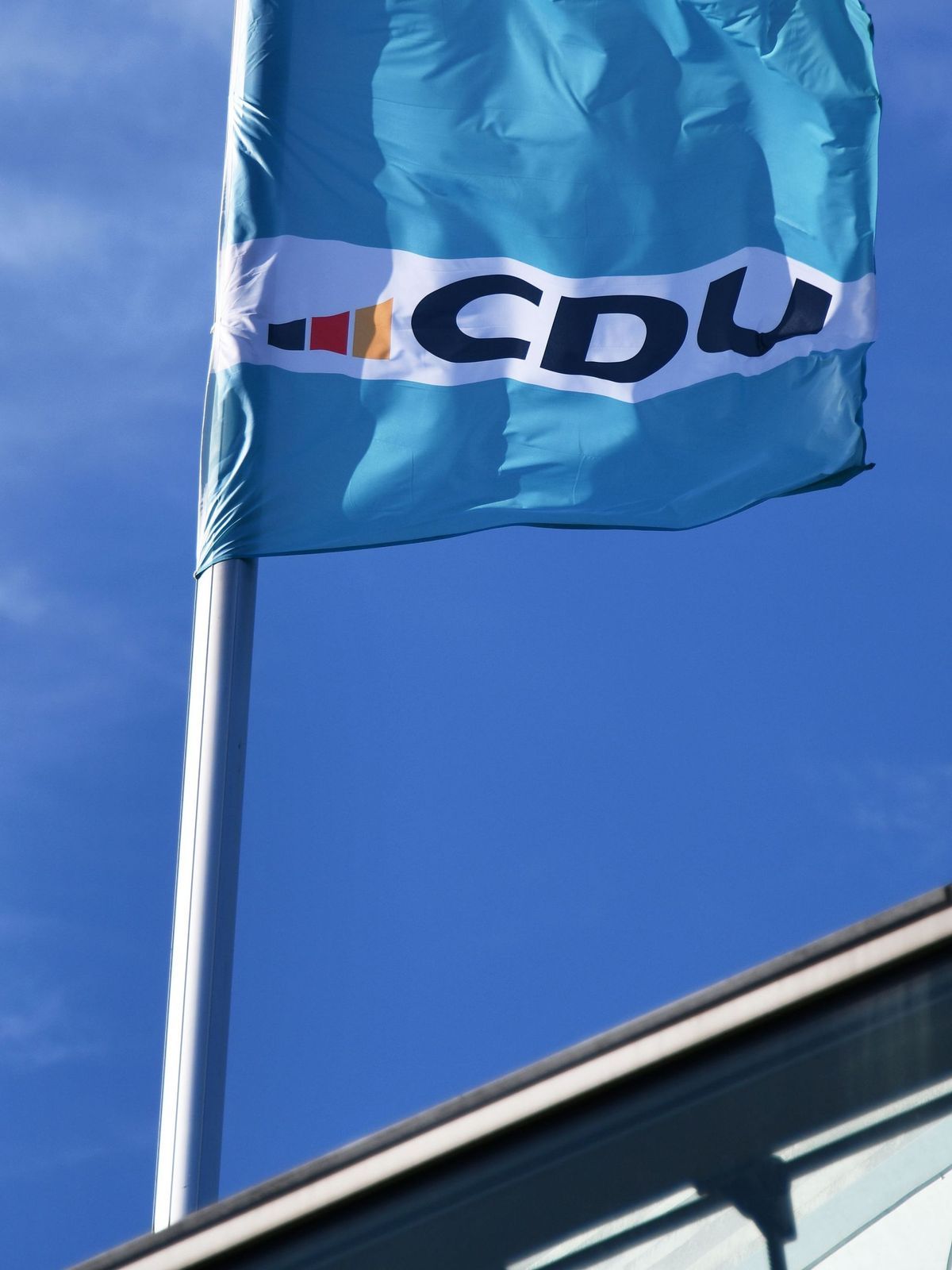 Berlin, Germany - September 30, 2024: Headquarters of The Christian Democratic Union of Germany - CDU in Berlin, Germany - The CDU is a liberal-conservative political party