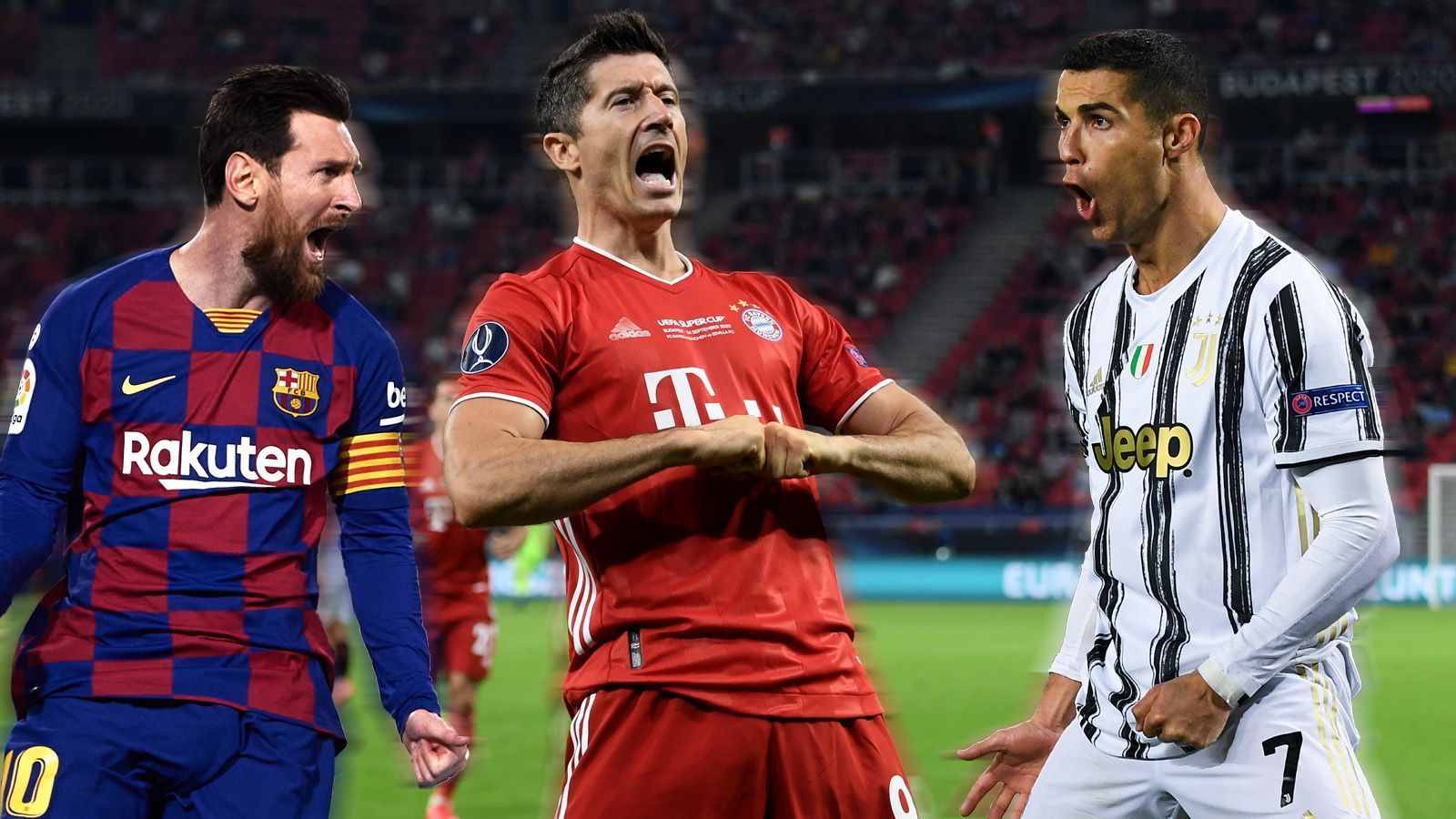 
                <strong>Weltfußballer 2020: Lionel Messi, Cristiano Ronaldo und Robert Lewandowski im Vergleich</strong><br>
                Lionel Messi (FC Barcelona), Cristiano Ronaldo (Juventus Turin) und Bayerns Robert Lewandowski haben es auf die Short List zum Weltfußballer des Jahres 2020 geschafft. Das gab die Fifa bekannt. Doch wer schnappt sich den heiß begehrten Titel? Bis 9. Dezember stimmten Fans, Nationaltrainer, Kapitäne und Medienvertreter ab, am 17. Dezember wird der Sieger gekürt. ran.de vergleicht die Saisonleistungen der Top 3.
              