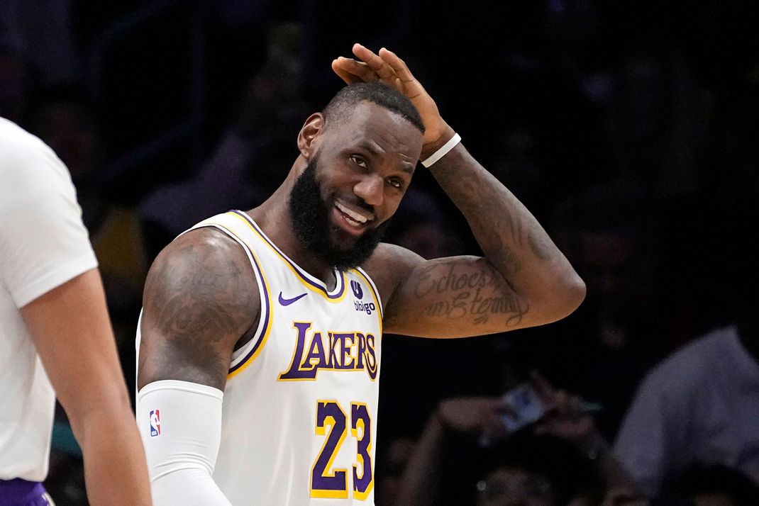 LeBron James hat als erster Spieler mehr als 40.000 Punkte auf dem Konto.