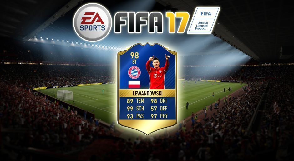 
                <strong>Stürmer: Robert Lewandowski (FC Bayern München)</strong><br>
                Wertsteigerung: 90 -> 98
              