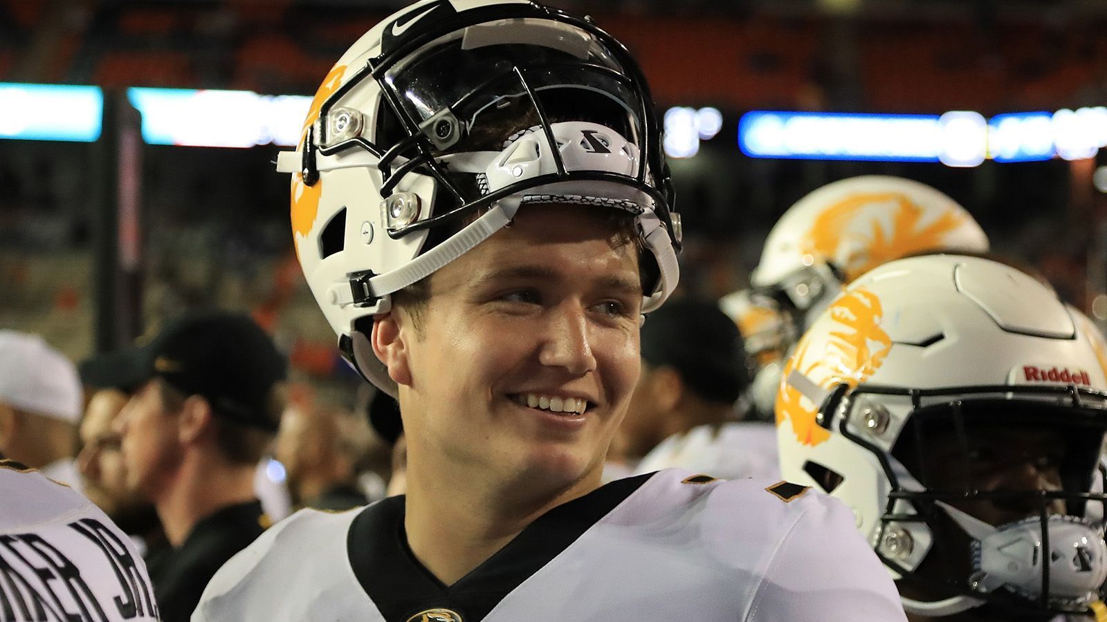 
                <strong>Drew Lock</strong><br>
                Position: QuarterbackCollege: Missouri
              