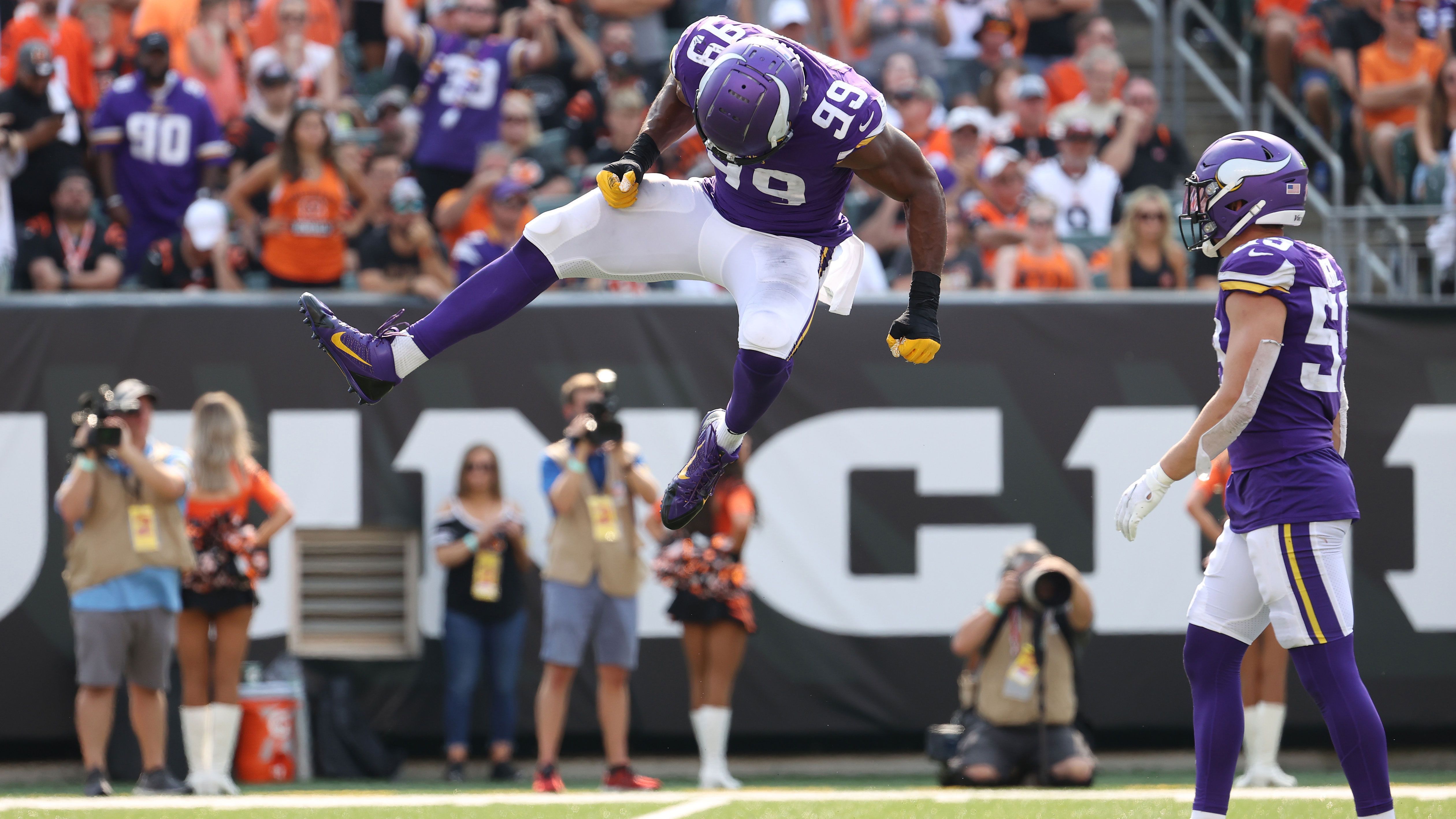 
                <strong>Platz 3: Minnesota Vikings</strong><br>
                Playoff-Teilnahmen seit 1970: 28Playoff-Wahrscheinlichkeit: 54,9 Prozent
              