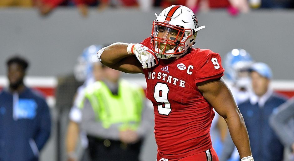 
                <strong>6. Pick - Indianapolis Colts: DE Bradley Chubb</strong><br>
                Bill Belichick hofft ja insgeheim, dass der Defensive End noch auf 31 fällt. Wird er aber nicht. Die Colts brauchen neben einem gesunden Andrew Luck vor allem Playmaker in der Defense. Und wer passt da besser als ein Quarterback-Jäger mit dem Format von Chubb?
              