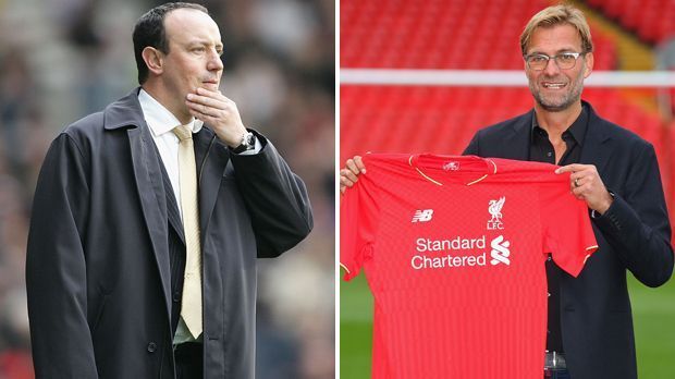 
                <strong>Trainer: Rafael Benitez vs. Jürgen Klopp.</strong><br>
                Trainer: Rafael Benitez vs. Jürgen Klopp. Der derzeitige Real-Coach führt die "Reds" in seiner ersten Saison direkt zum Champions-League-Titel, bleibt sechs Jahre. Jürgen Klopp löst noch vor seinem ersten Spiel einen Hype aus. "The Normal One" ist bereits beliebter, als es der Spanier je war. Sympathie-Remis - 2005 vs. 2015: 1:1.
              