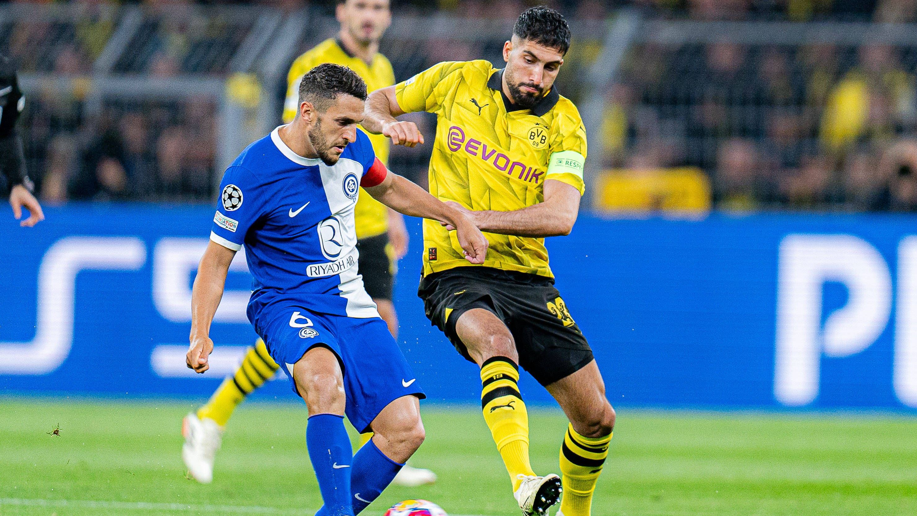 <strong>Emre Can (Borussia Dortmund)</strong><br>Braucht ein bisschen, um sich in die Partie zu beißen. Hat im Spiel nach vorne gute Ideen, baut dafür in der Rückwärtsbewegung hin und wieder Nachlässigkeiten ein. Hält gut dagegen, als das gefordert ist. Verlässlich. <strong>ran-Note: 3</strong>