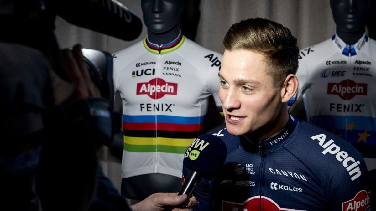 Gab sich optimistisch: Mathieu van der Poel