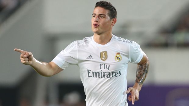 
                <strong>Bester Mittelfeldspieler: James Rodriguez </strong><br>
                Bester Mittelfeldspieler: James Rodriguez (Real Madrid). Nur Cristiano Ronaldo und Karim Benzema waren für Real torgefährlicher als der Kolumbianer, der 13 Treffer erzielen konnte. Zudem verbuchte James auch noch 13 Assists. 
              