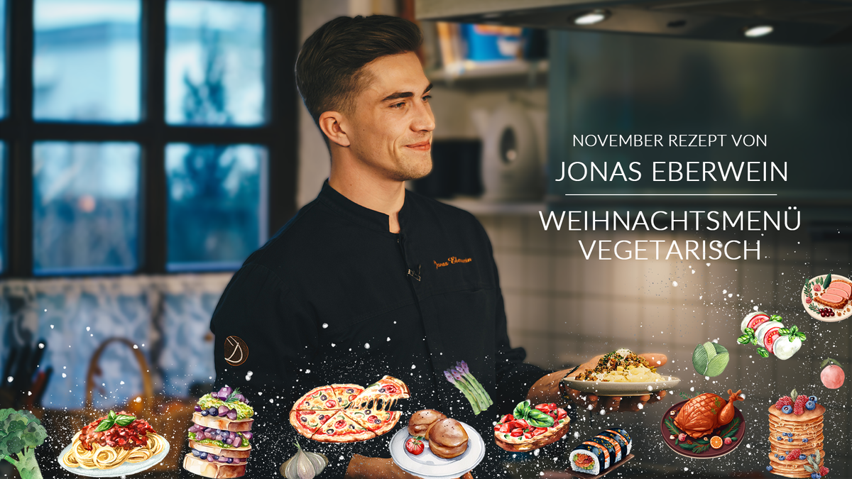 Vegetarisches Weihnachtsmenü von Profikoch Jonas Eberwein