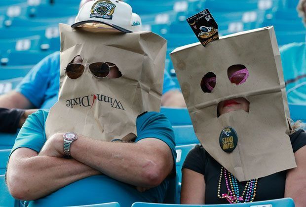 
                <strong>Crazy,loco, NFL!</strong><br>
                Diese Jacksonville-Jaguars-Fans waren vor dem Spiel in der etwas anderen Maske
              
