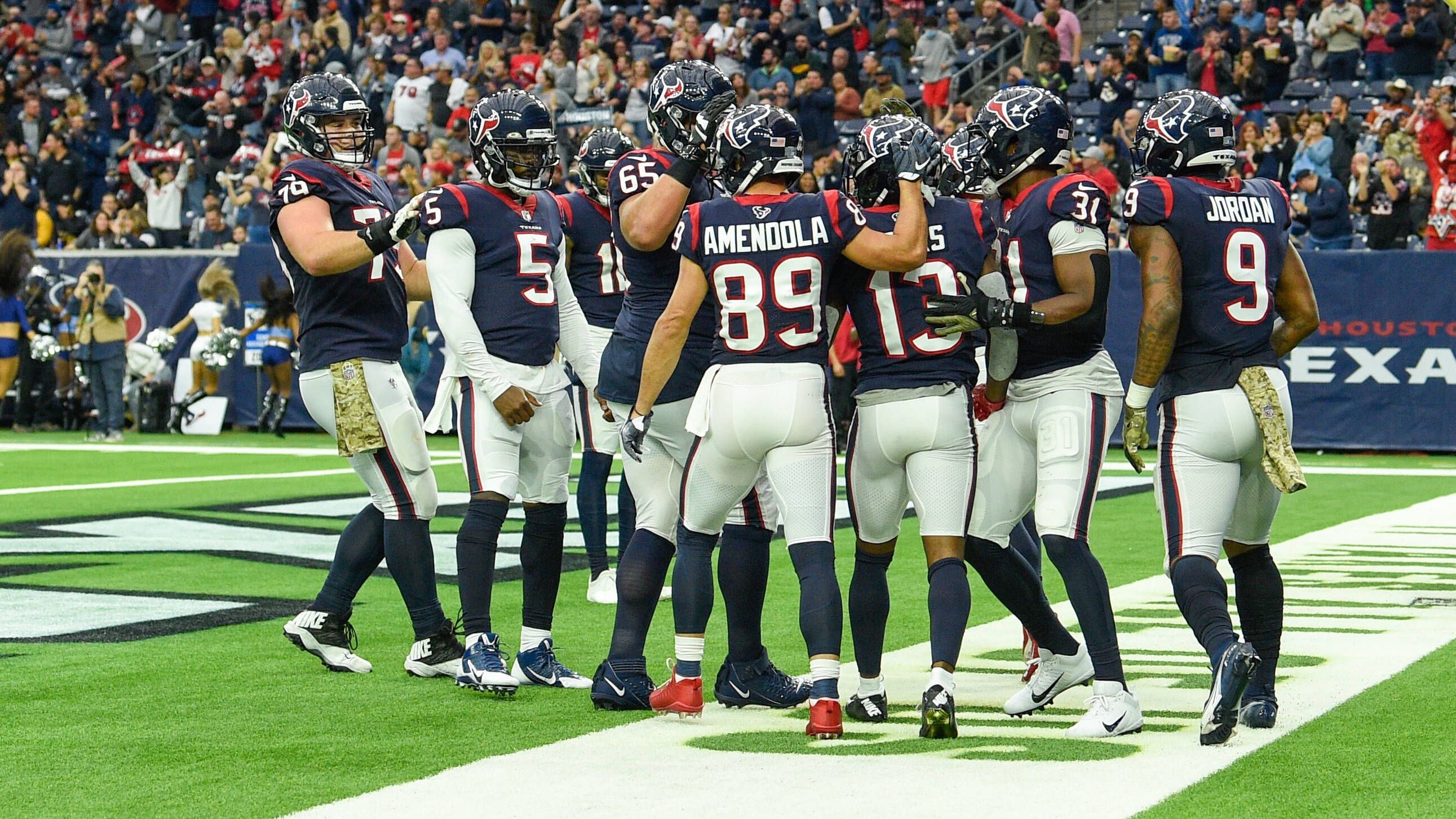 <strong>Platz 8: Houston Texans</strong><br>Touchdownrate: 39 Prozent<br>Touchdowns insgesamt: 40