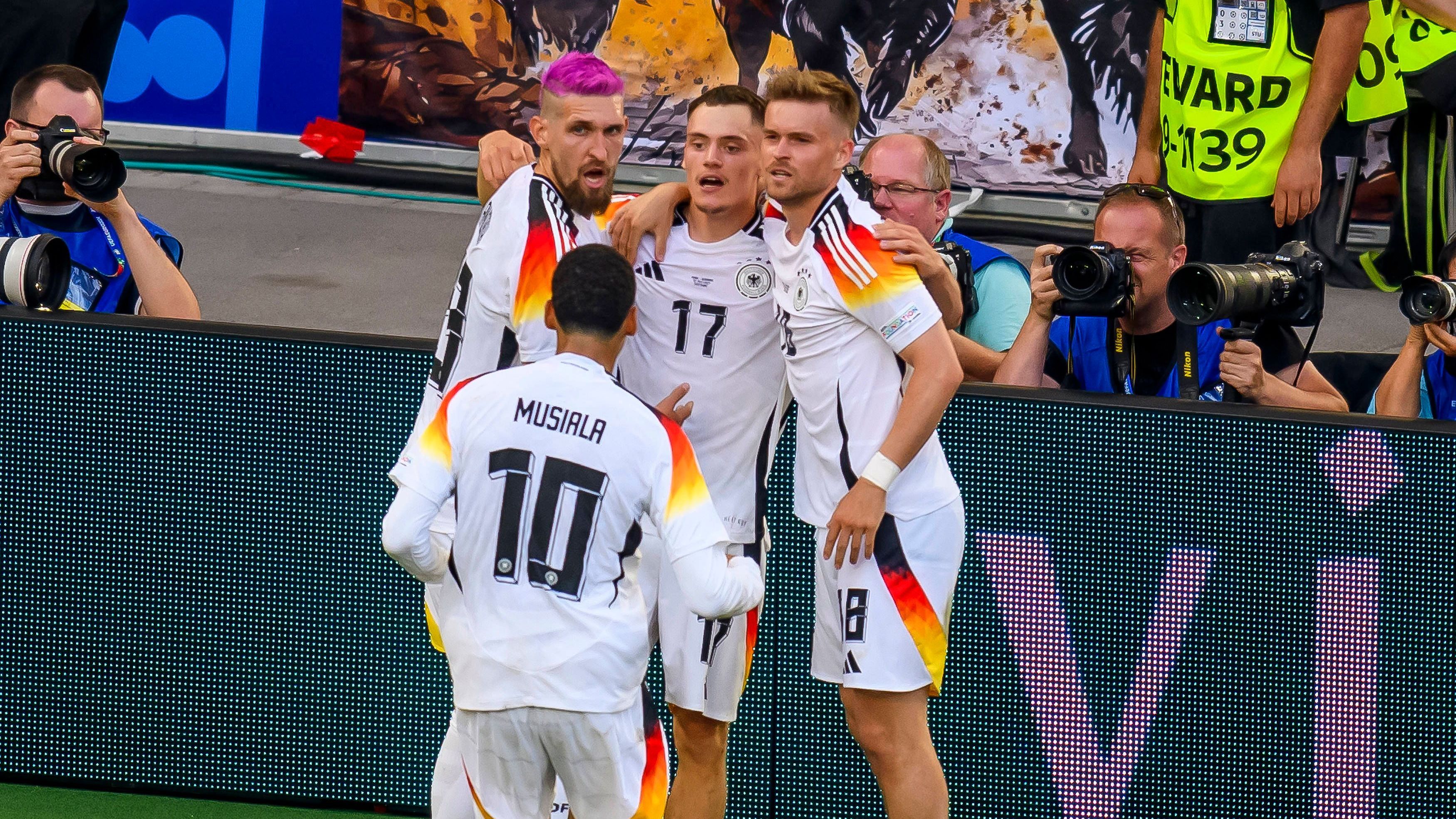 <strong>Platz 3: Deutschland</strong><br><br>xGoals im Schnitt: <strong>2,04</strong><br>xGoals gesamt: 10,2<br>Tatsächlich erzielte Tore: 11 (5 Spiele)<br>Insgesamt: +0,8 Tore