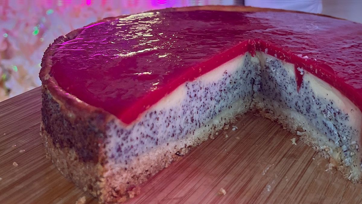 Himbeer-Mohn-Kuchen