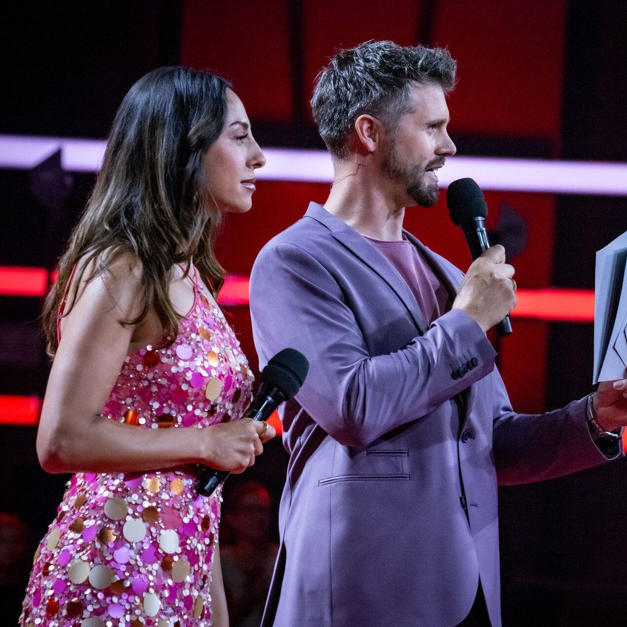 "The Voice of Germany" 2024: Moderatoren Melissa Khalaj (l.) und Thore Schölermann (r.)