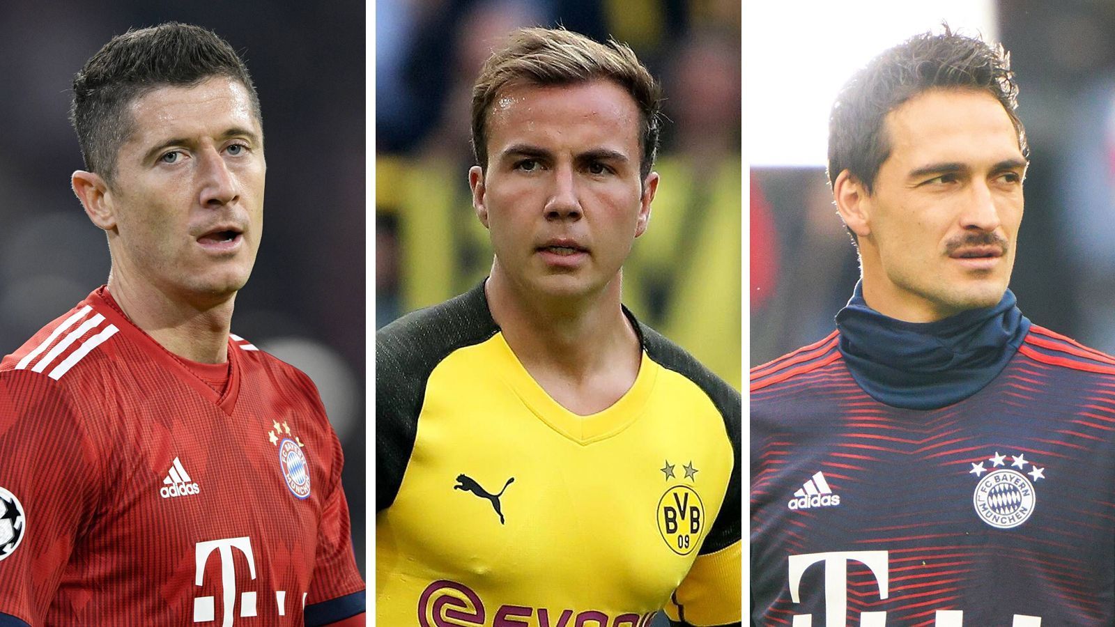 
                <strong>Wiedersehen macht Freude</strong><br>
                Das Bundesliga-Topspiel zwischen Borussia Dortmund und Bayern München am Dienstagabend wird für zahlreiche Stars auf beiden Seiten auch zu einer Begegnung mit der eigenen Vergangenheit. Mario Götze, Mats Hummels, Emre Can und Robert Lewandowski treffen sicher mit gemischten Gefühlen auf ihren früheren Arbeitgeber. Sie sind nicht die einzigen Topstars, die für beide Vereine aktiv waren. ran.de gibt einen Überblick über alle Spieler und Trainer, die in Dortmund und München ihre Spuren hinterlassen haben.
              