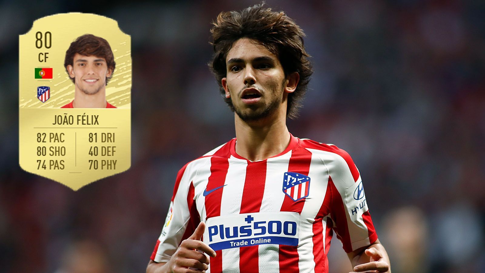 
                <strong>Angriff: Joao Felix (+13/Atletico Madrid)</strong><br>
                Spielstärke: 80Potenzial: 93 (+13)
              