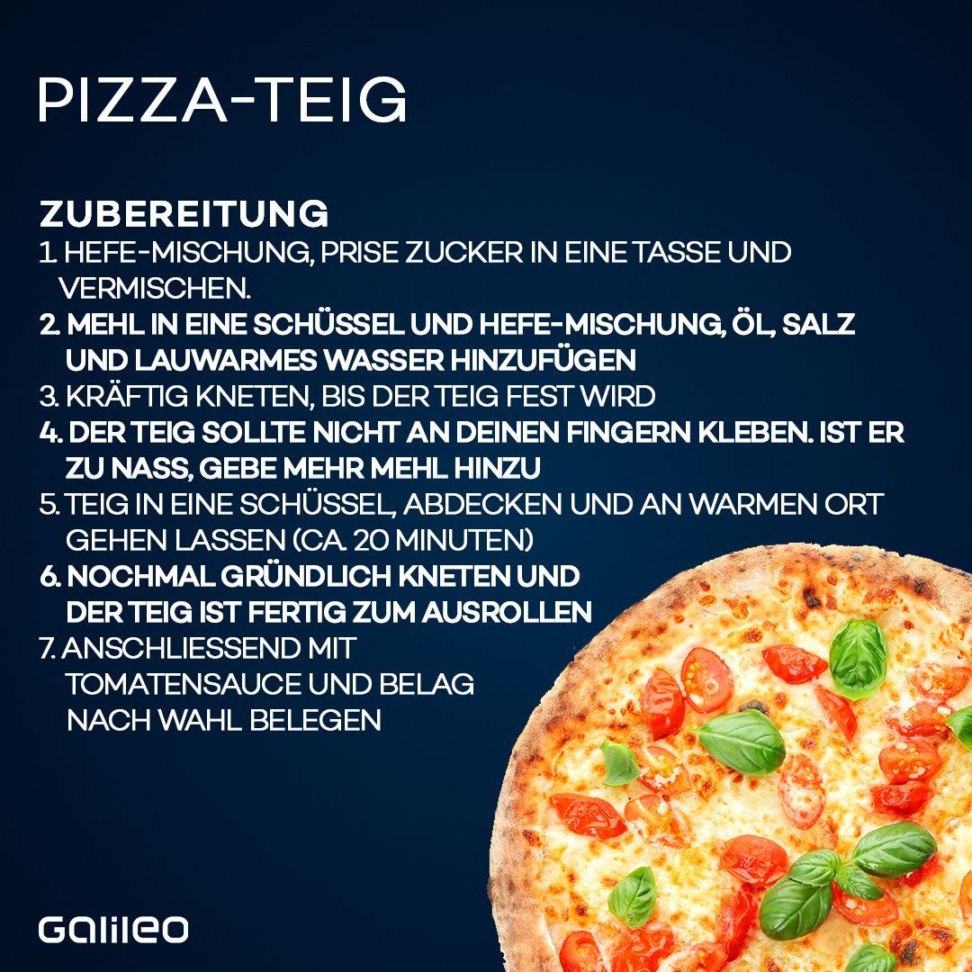 Pizza ganz einfach selbst gemacht: So gehst du vor.