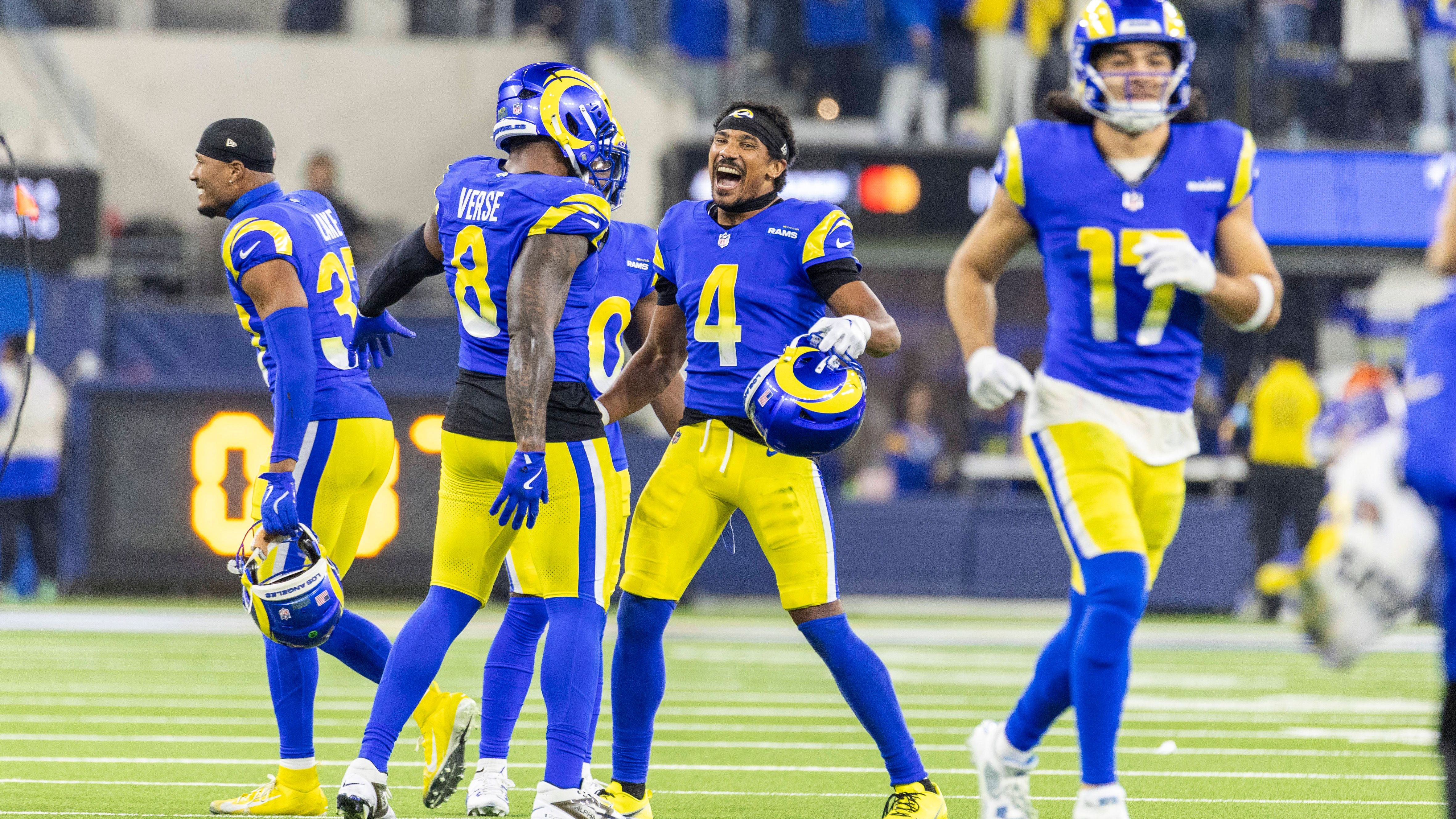 <strong>Platz 6: Los Angeles Rams<br>Penalty Yard Differential: 150</strong><br>Selbst erhaltene Penalties: 798 Yards<br>Penalties der Gegner: 948 Yards