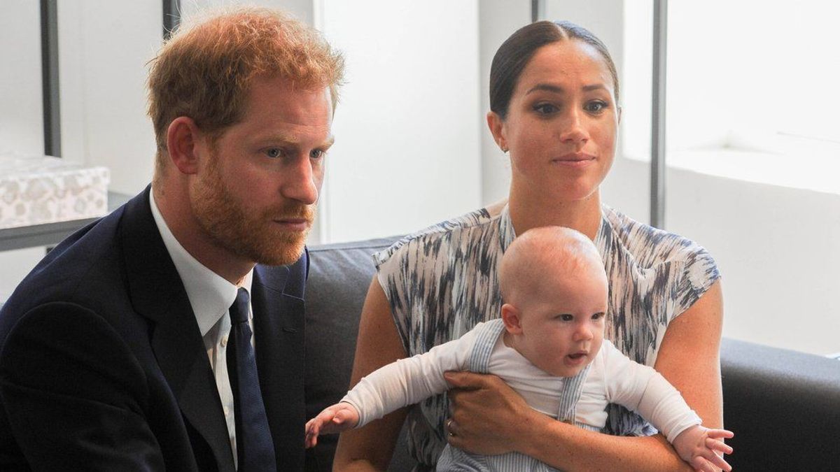 Prinz Harry und Herzogin Meghan mit ihrem Sohn Archie im Jahr 2019.
