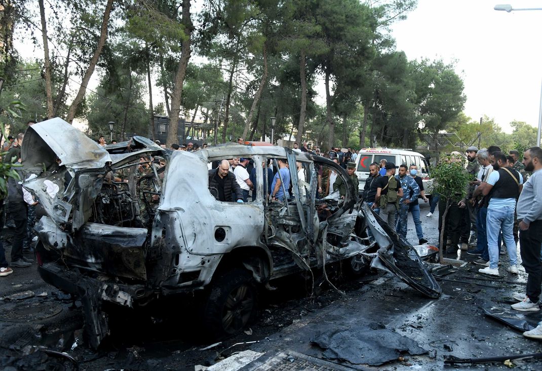 Am Dienstag flog Israel einen Luftangriff auf ein Auto in Damaskus, das nach Armee-Angaben einem Hisbollah-Mitglied galt. (Archivbild)