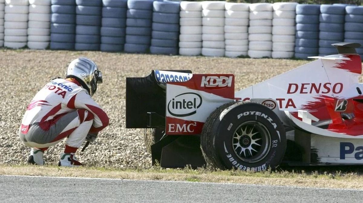 Toyota fuhr zwischen 2002 und 2009 ohne ganz große Erfolge in der Formel 1