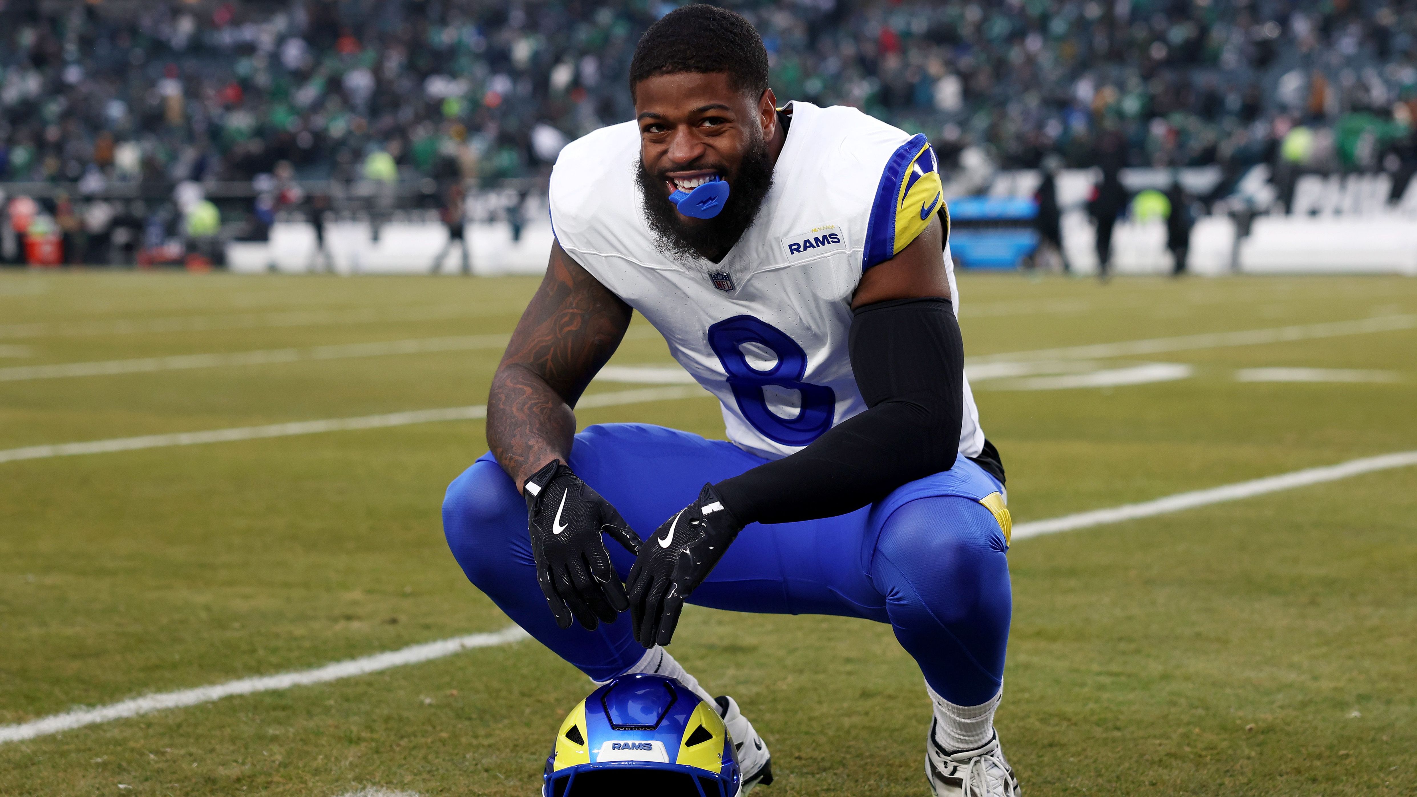 <strong>15. Platz - geteilt:&nbsp;</strong>Jared Verse (Los Angeles Rams)<br><strong>Overall-Rating:</strong> 86