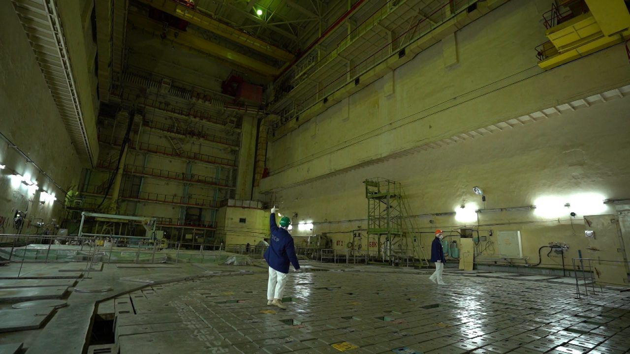 Die Tour führt auch in das Kernkraftwerk hinein. So sieht es heute aus.