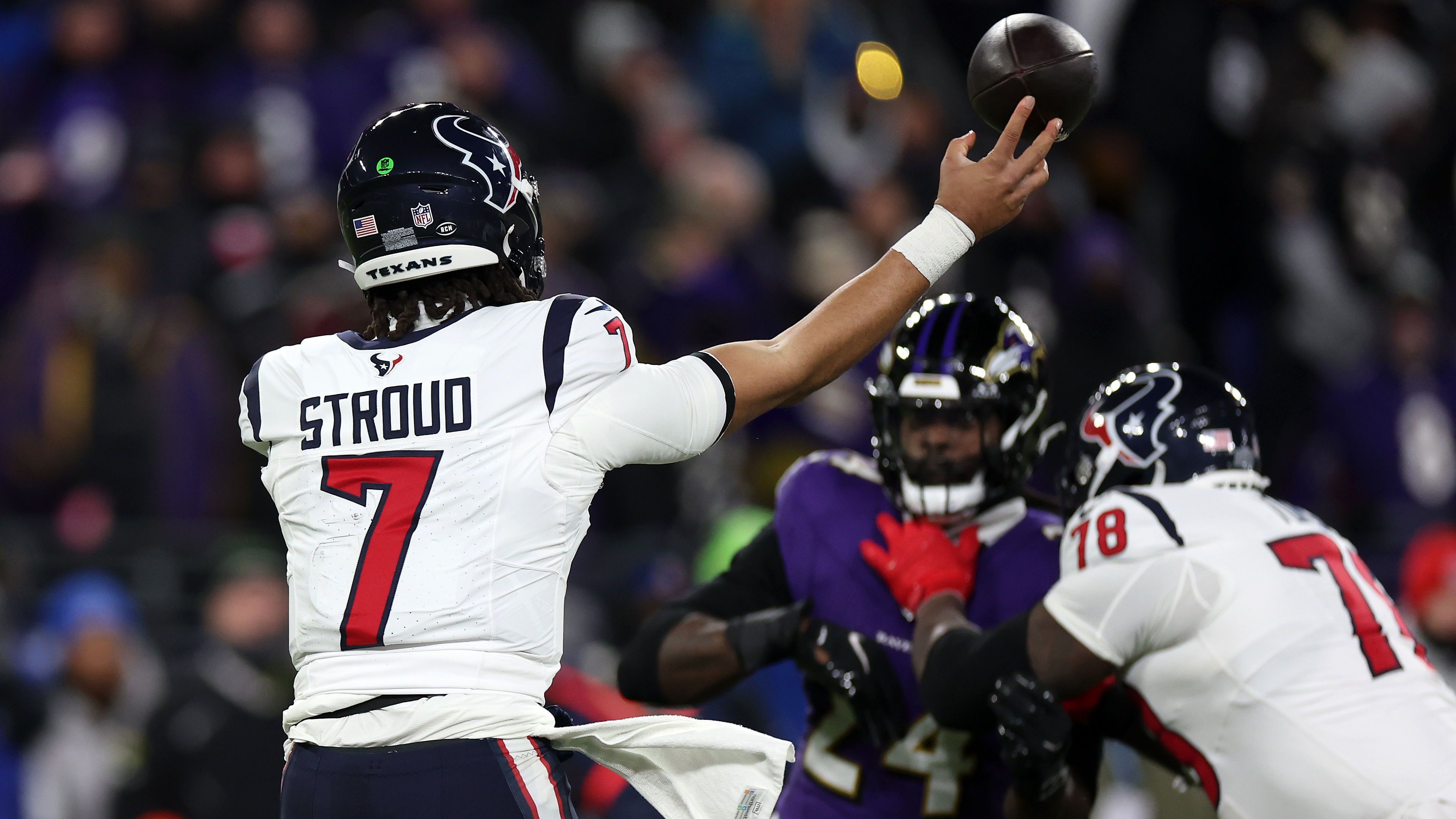 <strong>Platz 9: Houston Texans</strong><br>Gesamtentfernung: 332 Yards<br>Passing Touchdowns insgesamt: 27<br>Häufig eingesetzter Quarterback: C.J. Stroud (23 TDs in 15 Spielen)