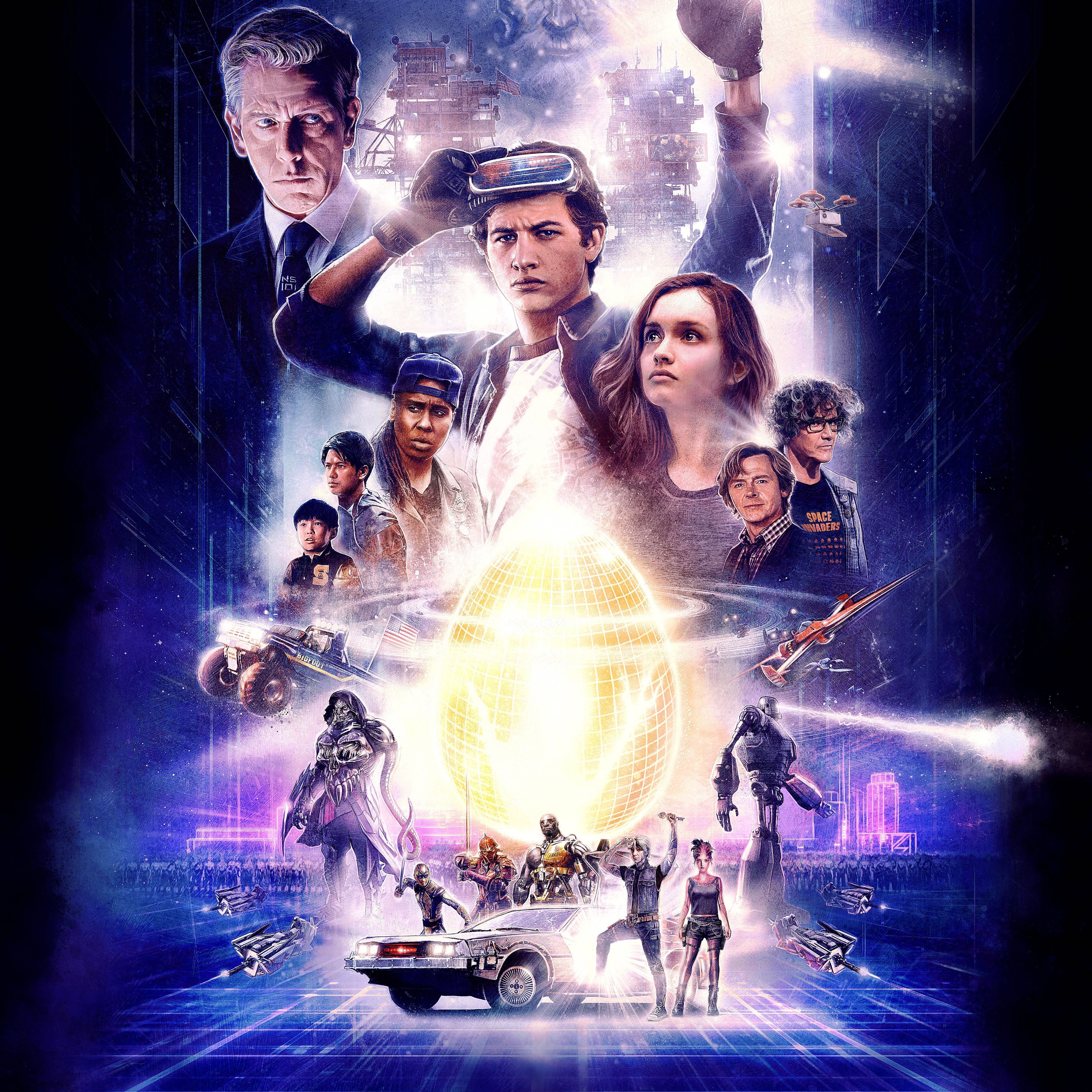 Ready Player One 2018 - filmstill Ready Player One 2018 Promotional art with Tye Sheridan, Olivia Cooke, Ben Mendelsohn, Simon Pegg, T.J. Miller & Michael Wildman imago images 0707454796