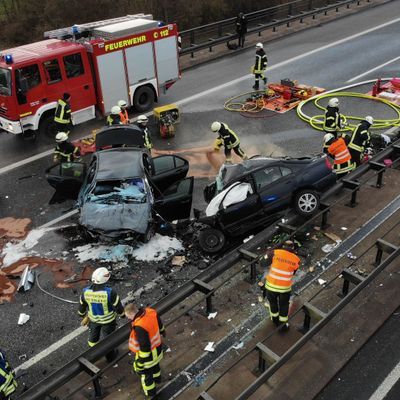 Tödlicher Geisterfahrer-Unfall auf der A38