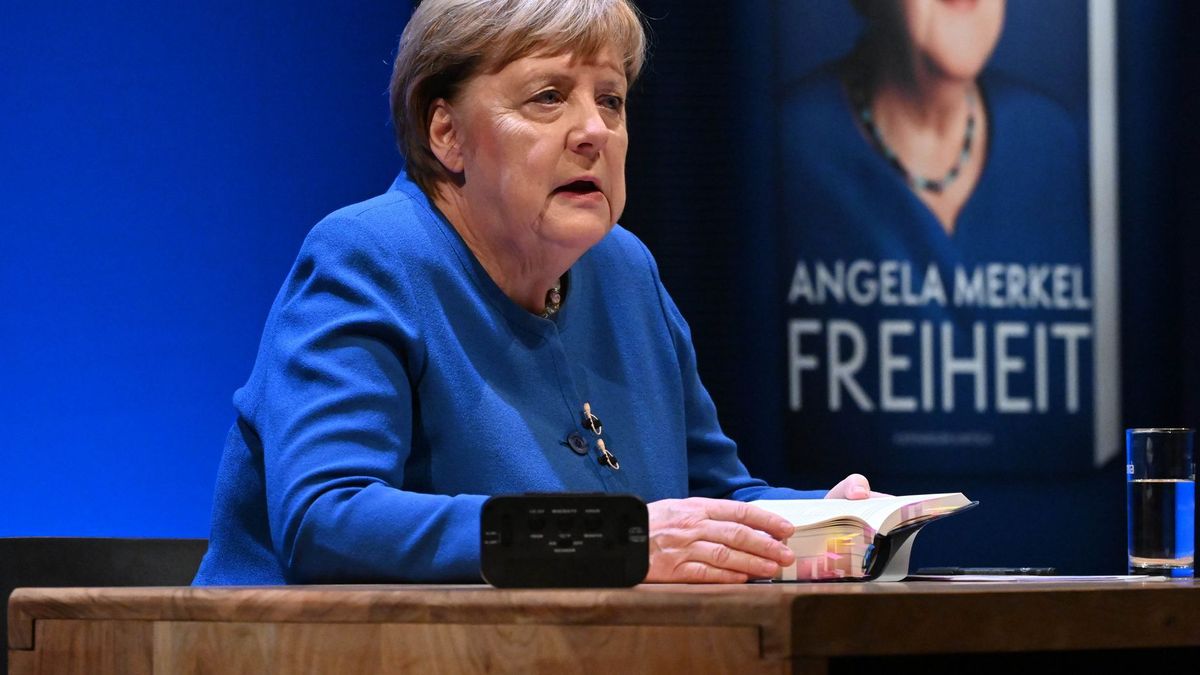 Ex-Bundeskanzlerin Angela Merkel liest aus ihren Memoiren