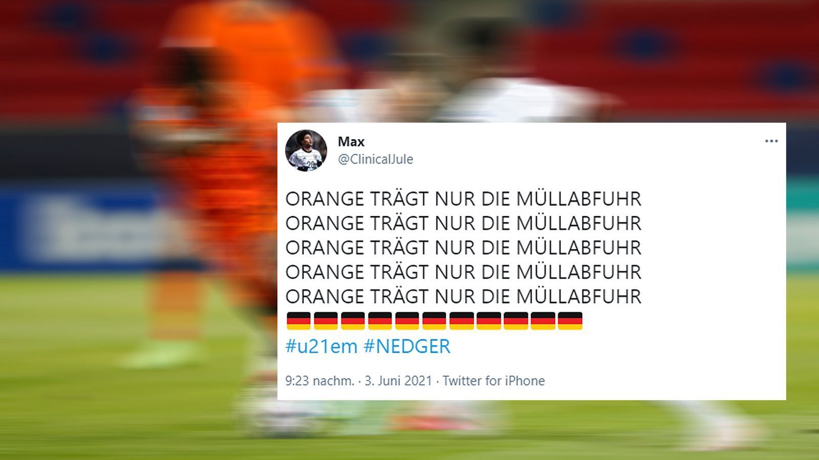 
                <strong>Ohne Holland fahren wir .... ins Finale </strong><br>
                Die Niederländer spielten wie schon in der Vorrunde gegen Deutschland im bekannten Oranje-Outfit. Sah aus wie die Müllabfuhr, aber gespielt haben die Niederländer vor allem nach der Pause doch alles andere als schlecht. 
              