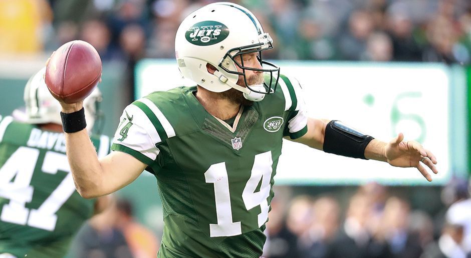 
                <strong>Ryan Fitzpatrick</strong><br>
                Gewinner: Ryan Fitzpatrick. Cheftrainer Todd Bowles entzog Fitzpatrick vor dem Aufeinandertreffen mit den Baltimore Ravens das Vertrauen. Backup Geno Smith startete in Week 7 erstmals, verletzte sich aber bereits im zweiten Viertel am Knie. Fitzpatrick kam rein, übernahm das Team und spielte wie zu besten Zeiten. Neun seiner 14 Passversuche brachte er für 120 Yards und einen Touchdown an den Mann. Dabei leistete er sich keinen Turnover und führte die Jets zum 24:16-Erfolg.
              