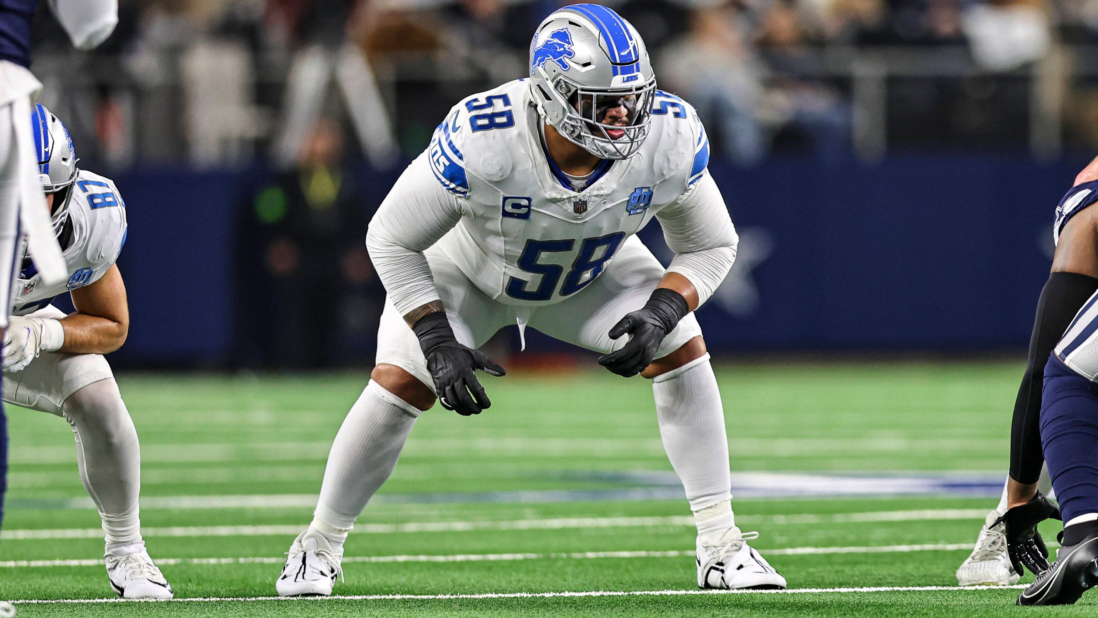 <b>Right Tackle: Penei Sewell (Detroit Lions)<br></b>Second-Team-All-Pro: Lane Johnson (Philadelphia Eagles)