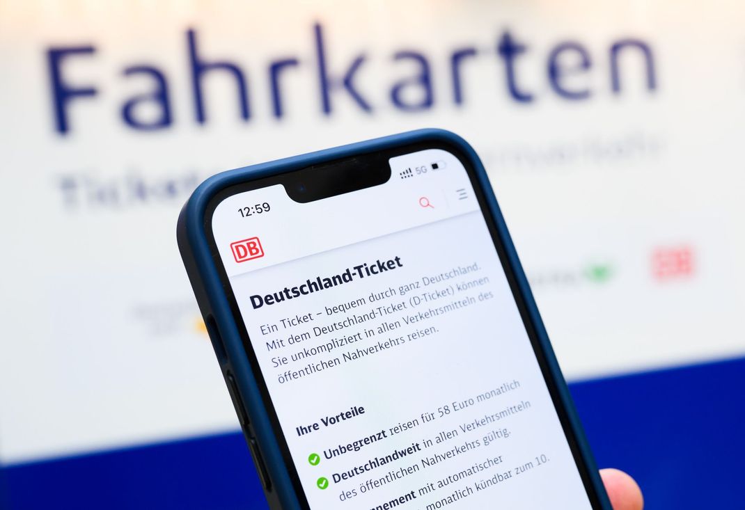 Aktuell kostet das Deutschlandticket monatlich 58 Euro - doch wie lange noch?