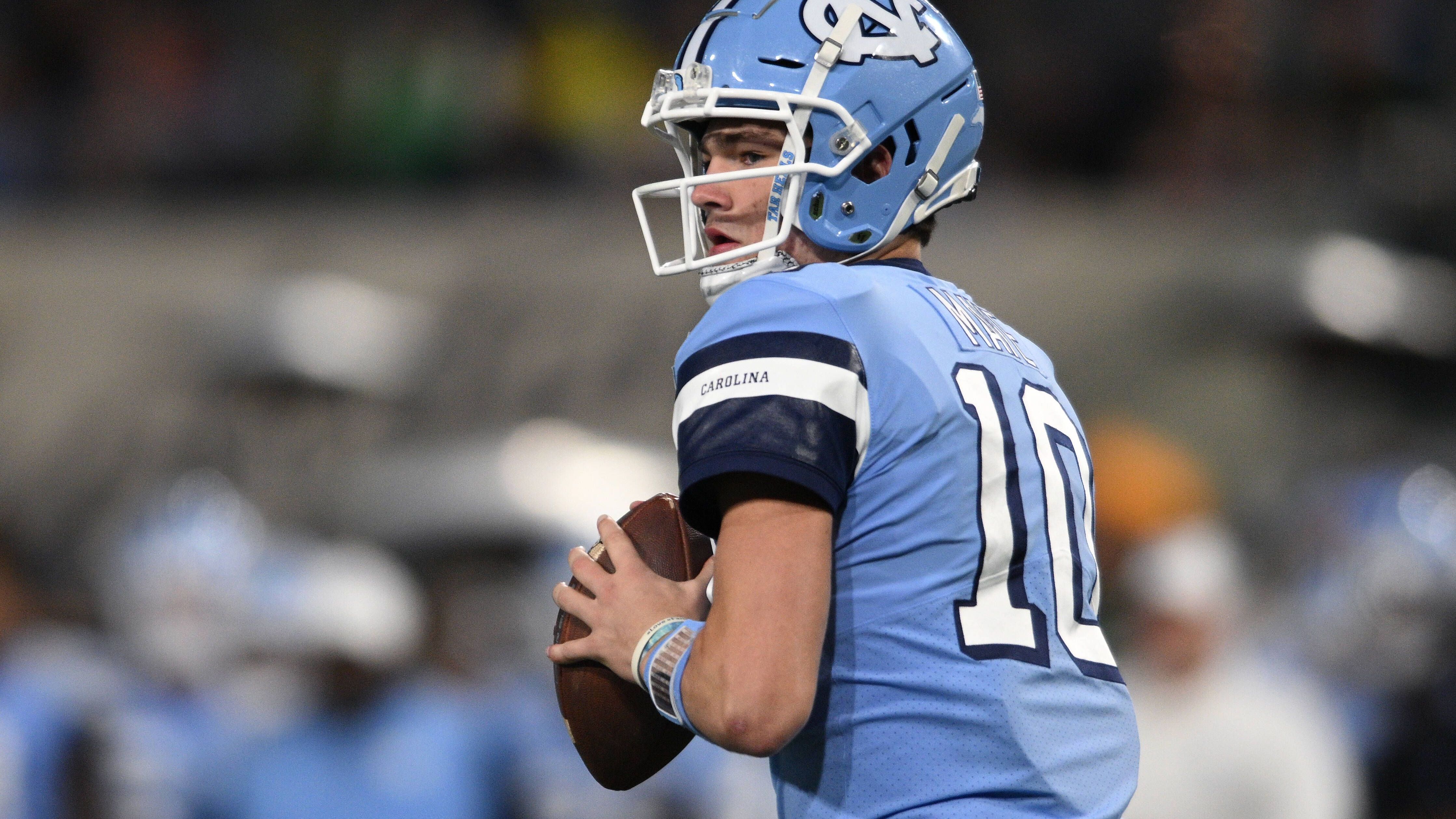 <strong>2. Drake Maye (QB, North Carolina)</strong>&nbsp; &nbsp; &nbsp; &nbsp; &nbsp; &nbsp; &nbsp; &nbsp; &nbsp; &nbsp; &nbsp; &nbsp; &nbsp; &nbsp; &nbsp; &nbsp; &nbsp; &nbsp; &nbsp; &nbsp; &nbsp; &nbsp; &nbsp; &nbsp; &nbsp; &nbsp; &nbsp; &nbsp; &nbsp; &nbsp; &nbsp; &nbsp; &nbsp; &nbsp; &nbsp; &nbsp; &nbsp; &nbsp; &nbsp; Nach einer überraschend starken Saison 2022, trauen viele Experten Maye viel zu für die kommende Saison. Er dürfte der größete Konkurrent für den ersten Pick im NFL Draft sein für...