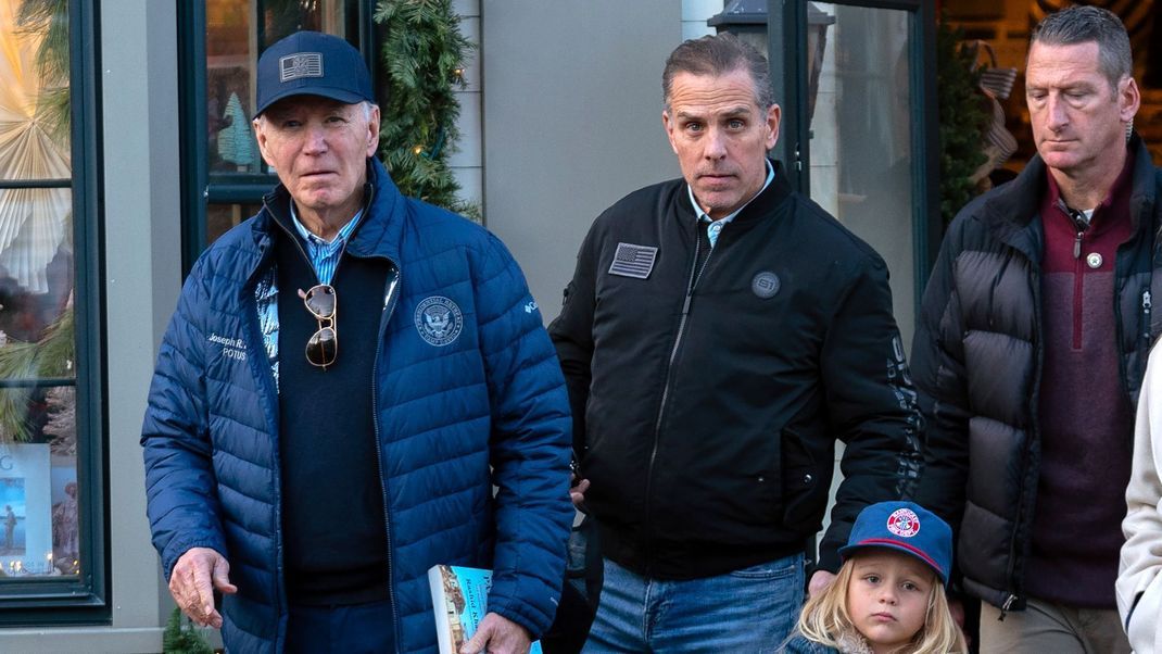 Ex-US-Präsident Joe Biden mit seinem Sohn Hunter Biden.