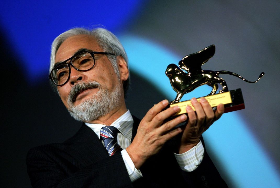 2005 erhielt Hayao Miyazaki in Venedig den Goldenen Löwen für sein Lebenswerk.