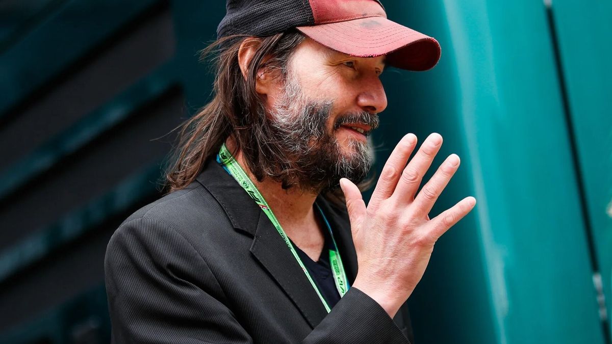 Gerne im Fahrerlager der Formel 1 unterwegs: Hollywoodstar Keanu Reeves