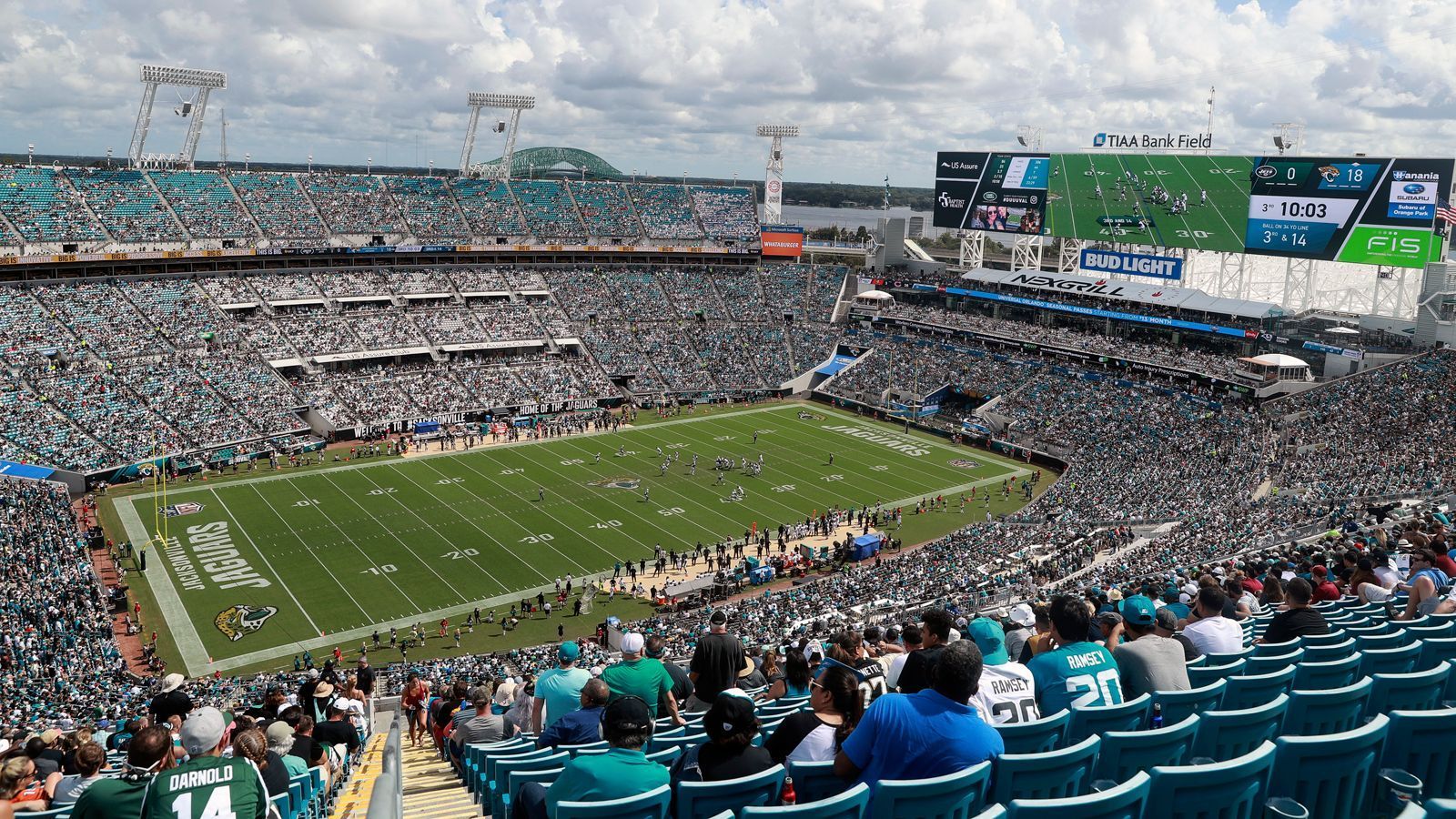 
                <strong>Jacksonville (einen Super Bowl ausgetragen)</strong><br>
                &#x2022; Stadion: Alltel Stadium (2005)<br>
              