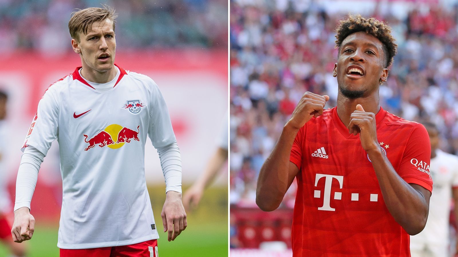 
                <strong>Emil Forsberg vs. Kingsley Coman</strong><br>
                Deutlich klarer fällt hingegen das Duell auf dem anderen Flügel aus. Kingsley Coman ist derzeit in bestechender Form und sowohl auf links als auch als Alternative für die rechte Seite der Bayern unverzichtbar - wenn er fit ist. Forsberg verliert daher den direkten Vergleich, Punkt für Coman. 4:8.
              