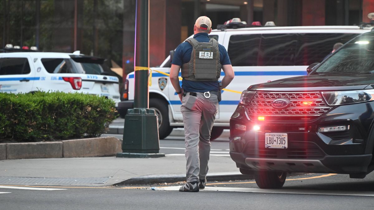 Absperrung und Polizeieinsatz nach dem Attentat in New York. 