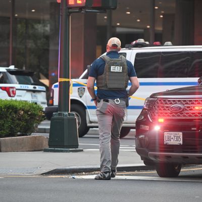 Absperrung und Polizeieinsatz nach dem Attentat in New York. 