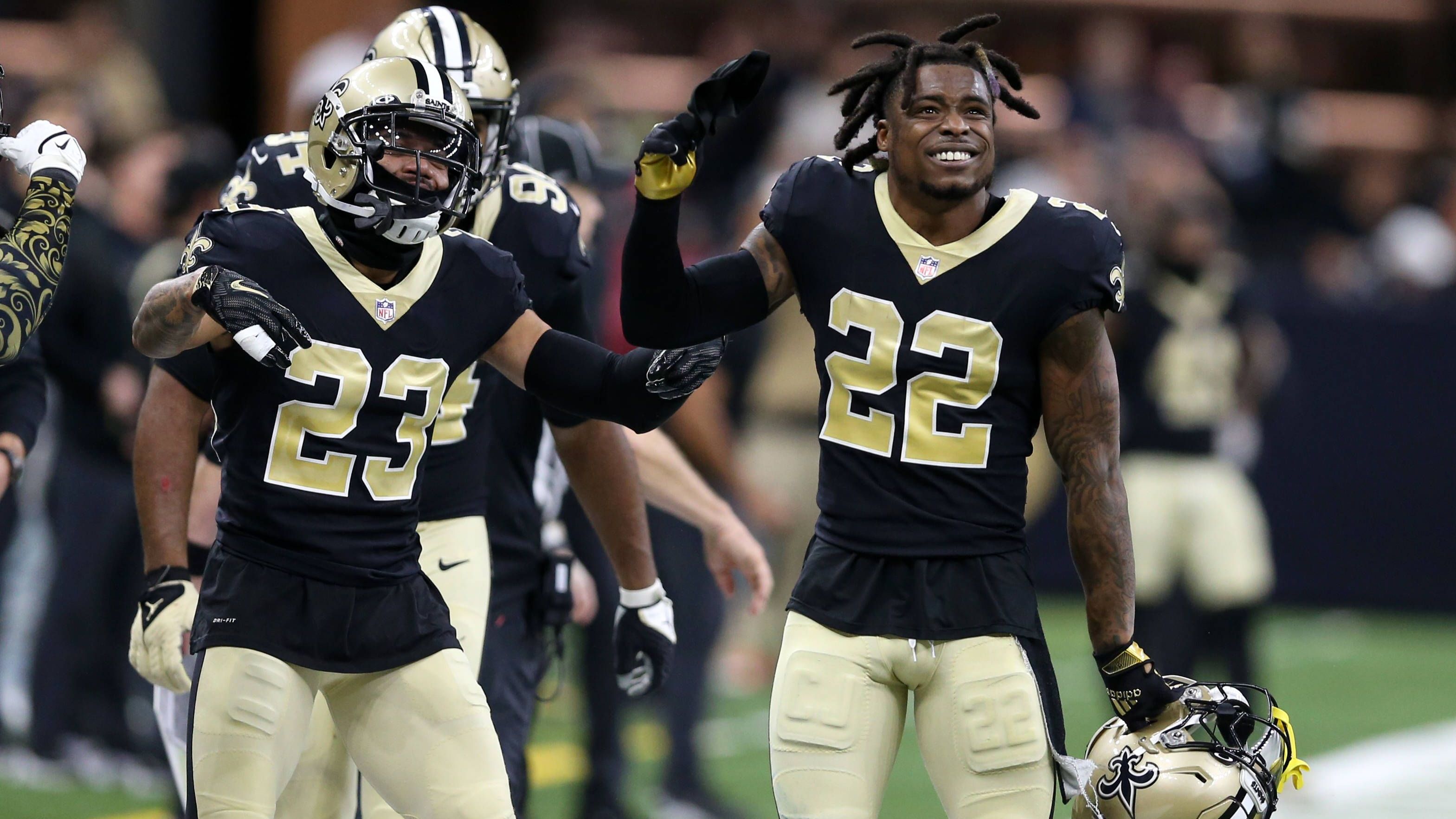 <strong>Platz 18: New Orleans Saints - 34,1 Millionen US-Dollar</strong>&nbsp;<br>Anzahl der Spieler: 10<br>Top-Verdiener: Marshon Lattimore (CB) - 14,6 Millionen US-Dollar<br>Durchschnitts-Cap-Space pro Spieler: 3,4 Millionen US-Dollar<br>Prozentualer Anteil der&nbsp;Secondary am Cap Space: 13,18%