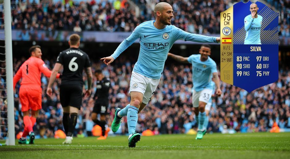 
                <strong>Mittelfeld: David Silva (Manchester City)</strong><br>
                
              