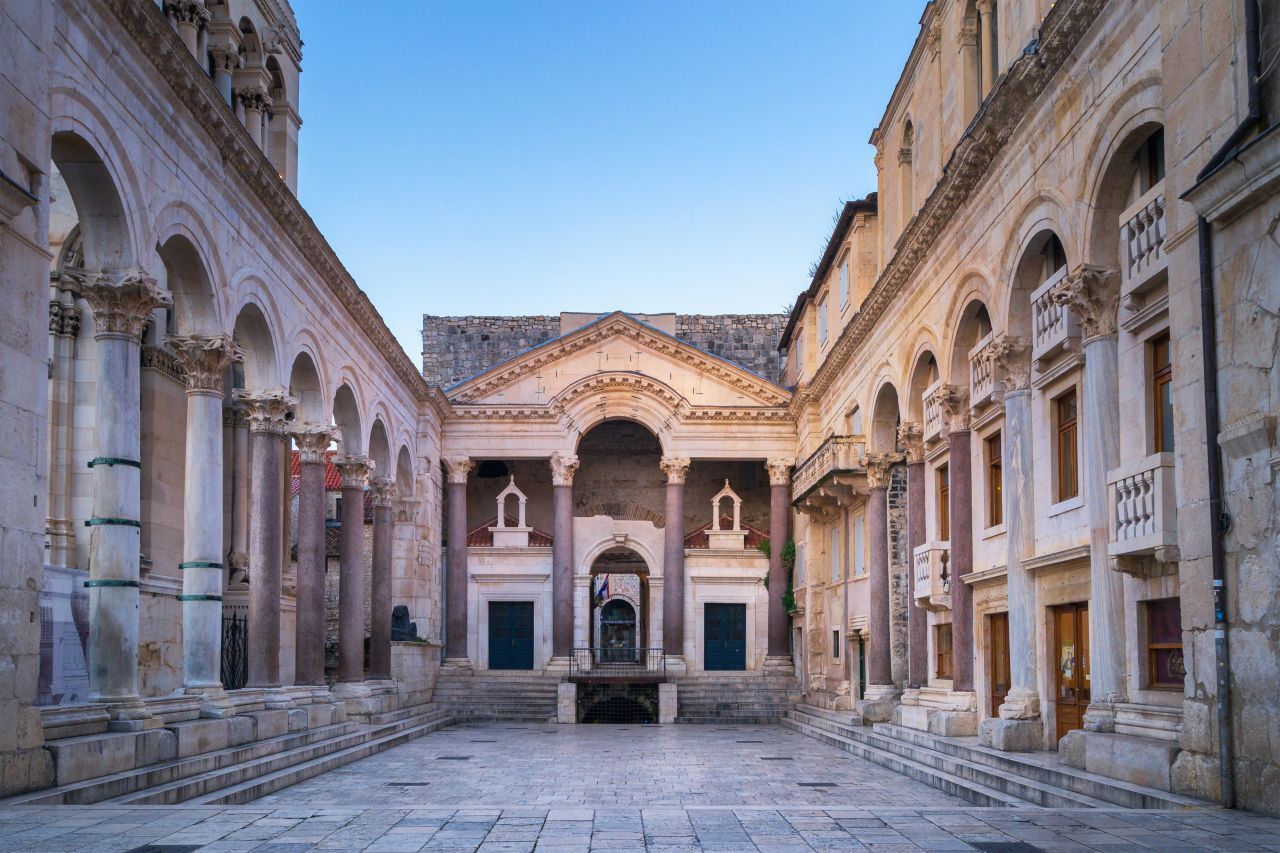 Der rund 1.700 Jahre alte Diokletian-Palast in Split war unter anderem Drehort für die "Sklavenhändlerstadt Meereen". 