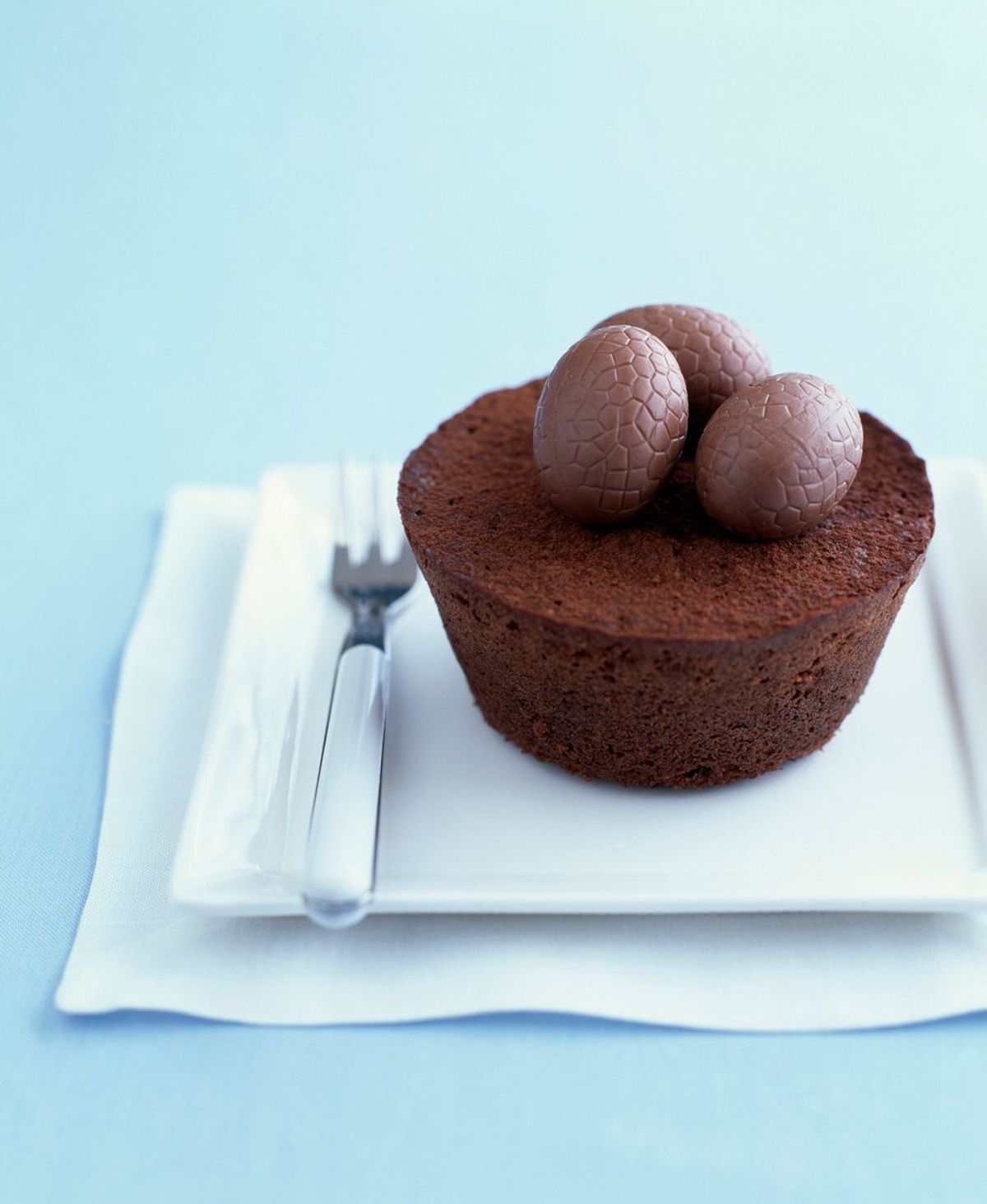 Enie backt: Rezept-Bild Schokoladenkuchen mit Schokoladeneiern	