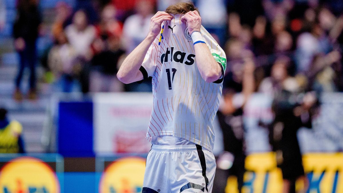 Men s Handball World Championship, WM, Weltmeisterschaft 2025: Quarter-finals Portugal - Germany Fornebu 20250129. Germany s Lukas Zerbe after the loss against Portugal in the quarterfinals of the ...