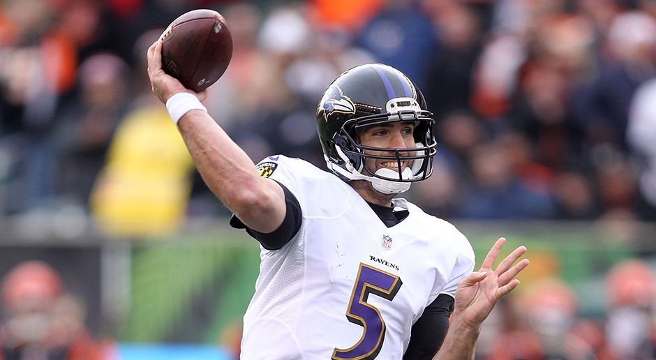 
                <strong>Joe Flacco (Baltimore Ravens)</strong><br>
                Joe Flacco ist nach seiner Rückenverletzung wieder bereit für ein wenig Football-Action. "Es ist nicht ideal, aber ich fühle mich gut und bin bereit zu spielen", so der Quarterback.
              