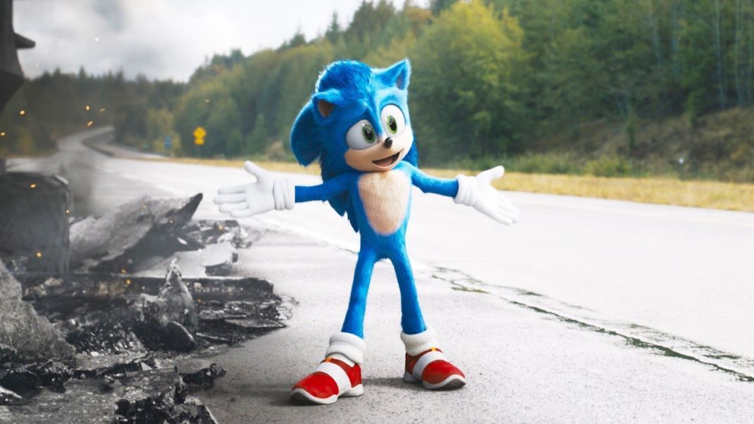 In "Sonic The Hedgehog" muss sich der rasante Igel jeder Menge Gefahren auf der Erde stellen.